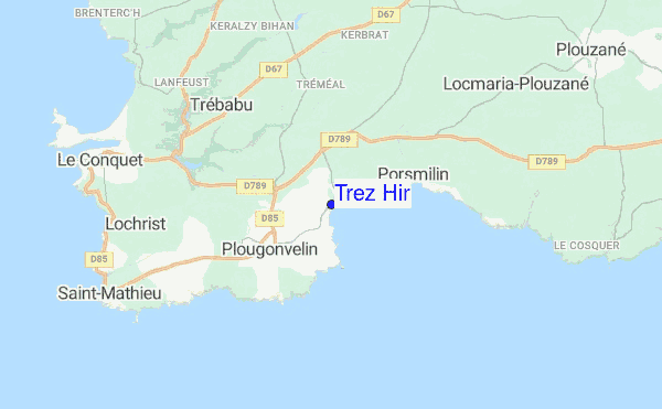 Trez Hir location map