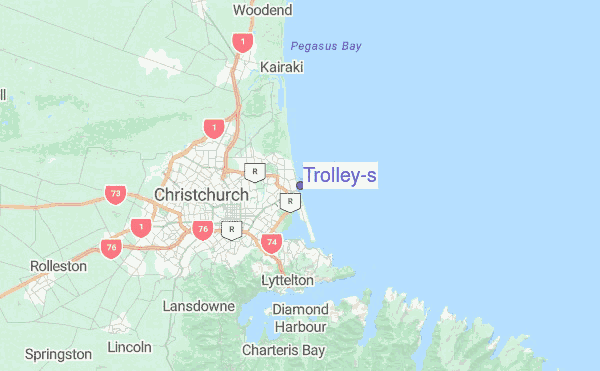 Trolley's Location Map