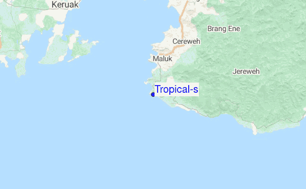 Tropical's Location Map