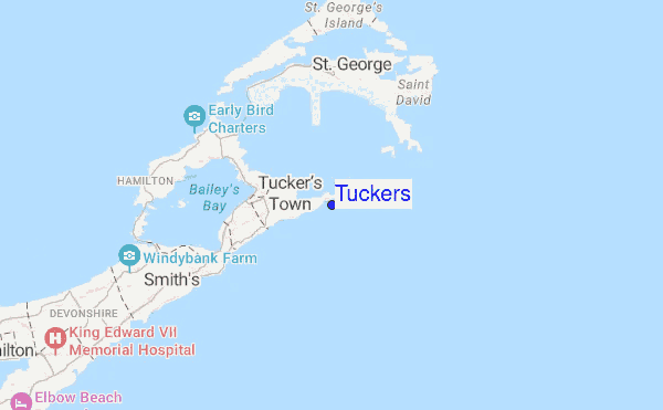 Tuckers location map