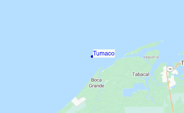 Tumaco location map