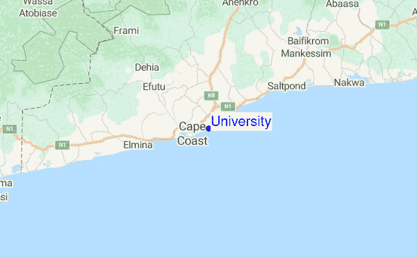 University Location Map
