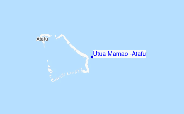 Utua Mamao (Atafu) location map