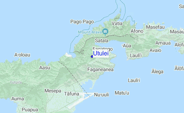 Utulei location map