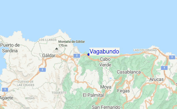 Vagabundo location map