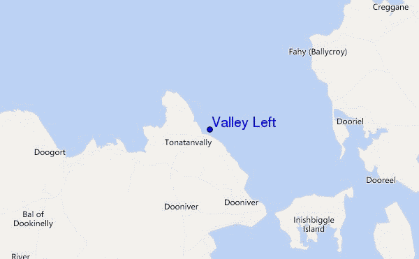 Valley Left location map