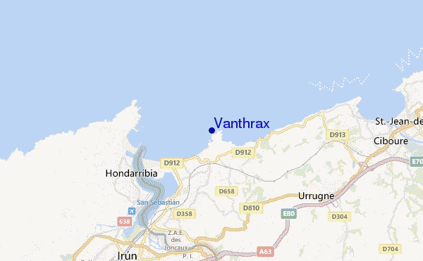 Vanthrax location map