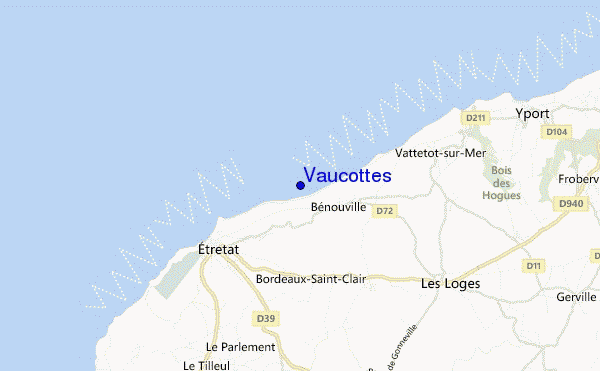Vaucottes location map