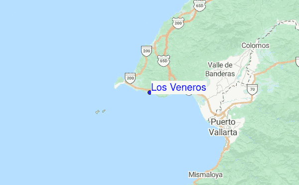 Los Veneros Location Map