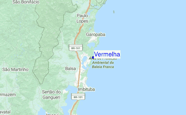Vermelha Location Map