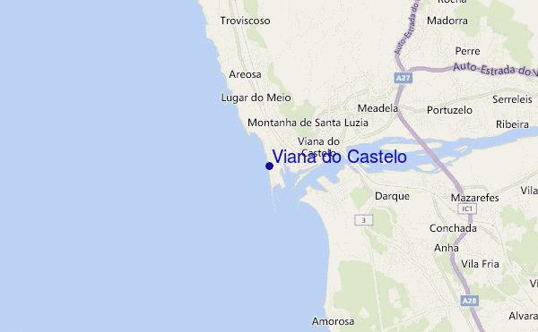Viana do Castelo location map