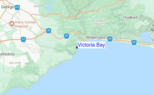 Victoria Bay location map