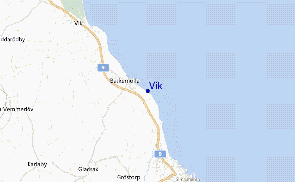 Vik location map