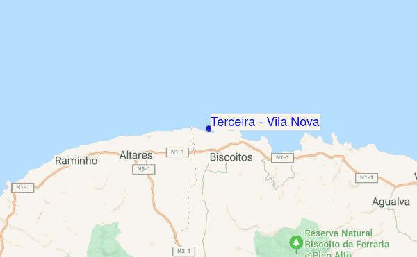 Terceira - Vila Nova location map