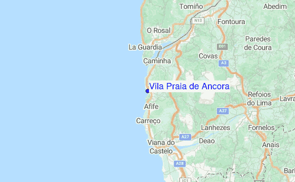Vila Praia de Ancora Location Map