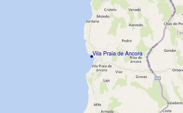 Vila Praia de Ancora location map