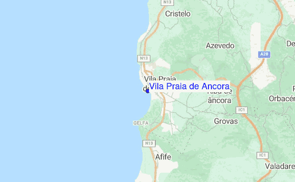 Vila Praia de Ancora location map