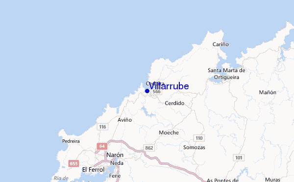 Villarrube Location Map