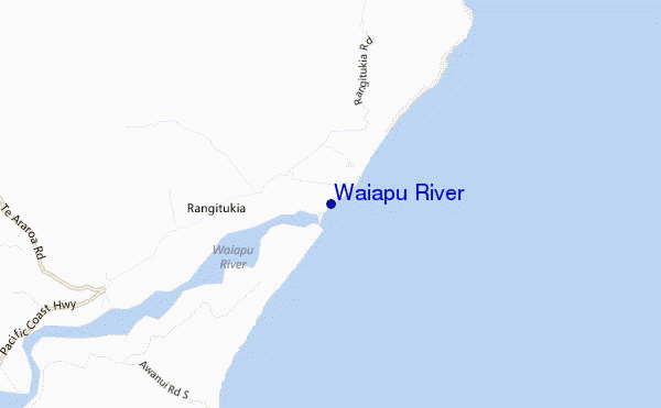Waiapu River location map