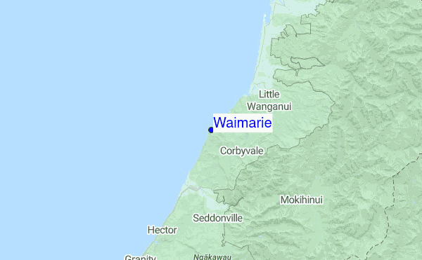 Waimarie Location Map