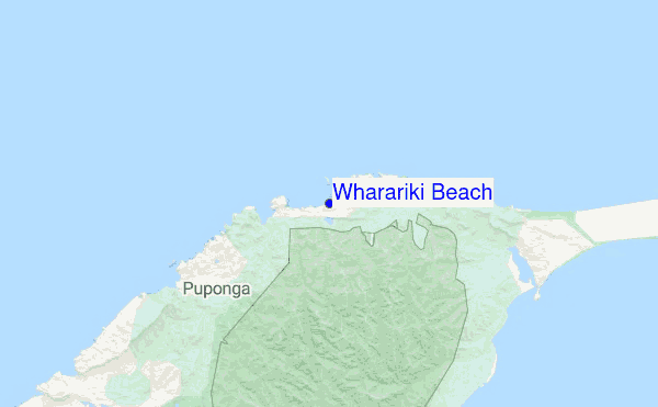 Wharariki Beach location map