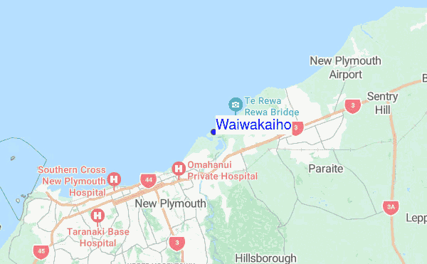 Waiwakaiho location map