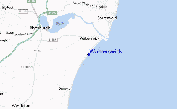 Walberswick location map