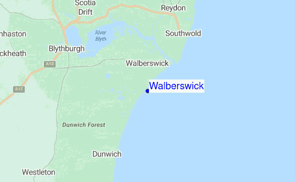 Walberswick location map