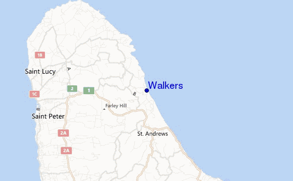 Walkers location map