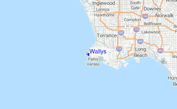 Wallys Location Map