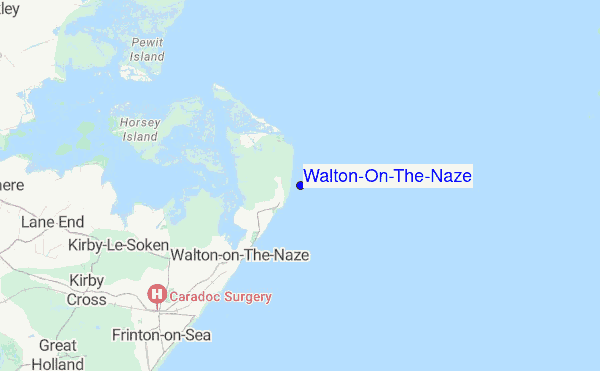 Walton-On-The-Naze location map