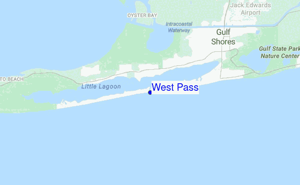 West Pass location map