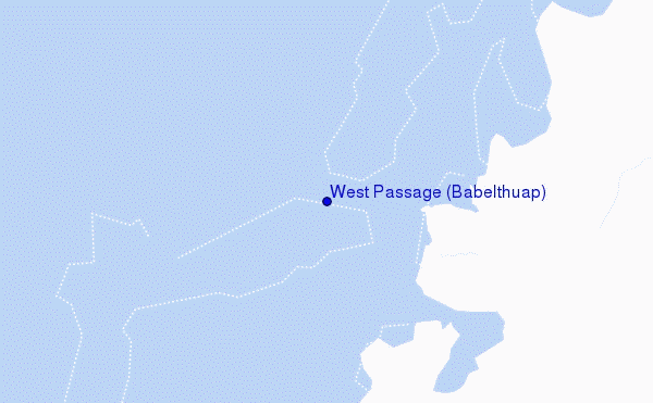 West Passage (Babelthuap) location map