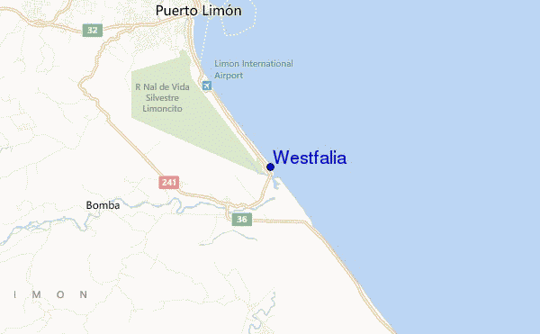 Westfalia location map