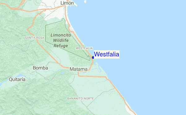 Westfalia location map