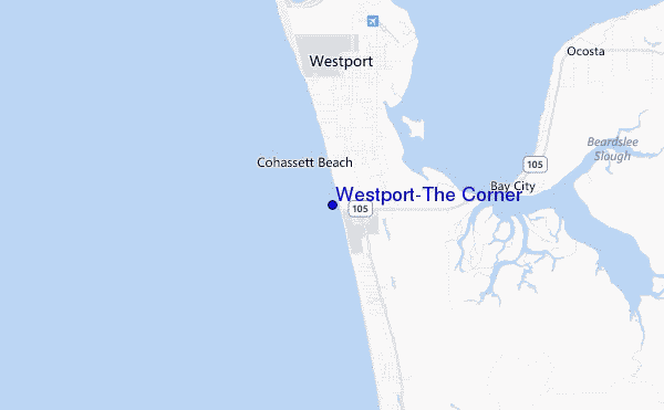 Westport-The Corner location map