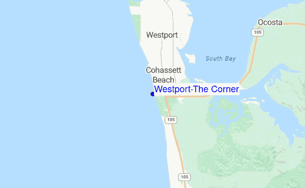 Westport-The Corner location map