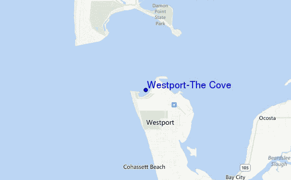Westport-The Cove location map