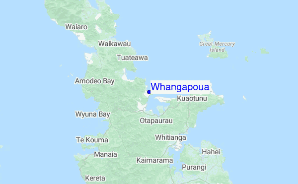 Whangapoua Location Map
