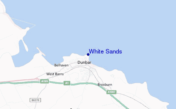 White Sands location map