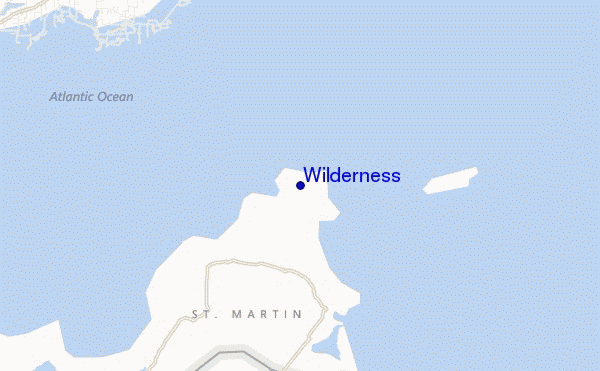 Wilderness location map