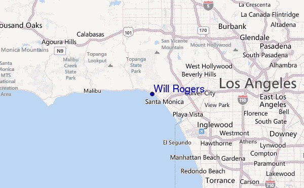 Will Rogers Location Map