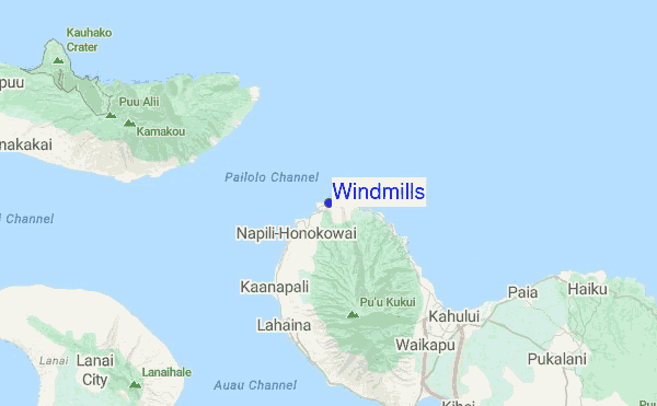 Windmills Location Map