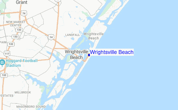 Wrightsville Beach location map