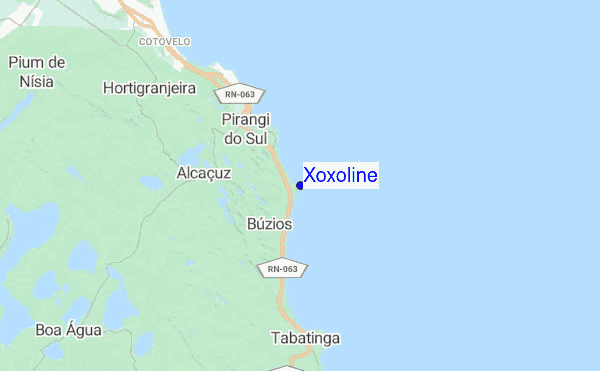 Xoxoline location map