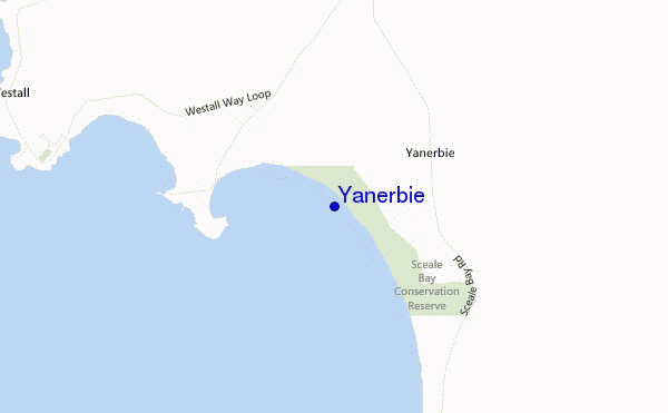 Yanerbie location map