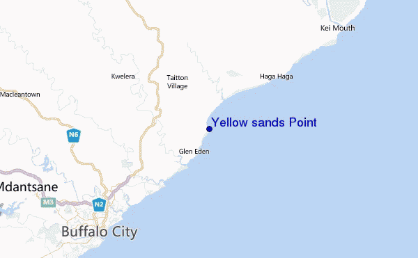 Yellow sands Point Location Map