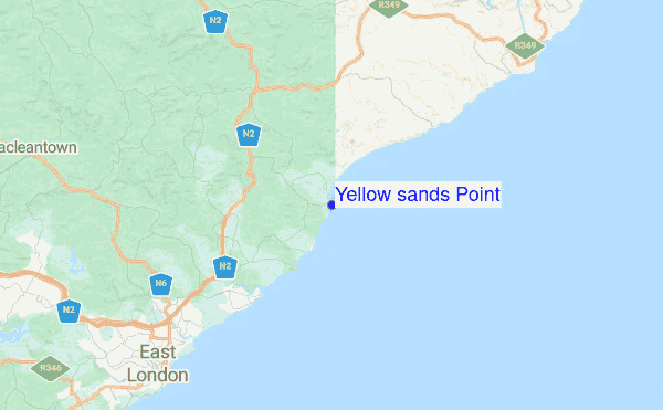 Yellow sands Point Location Map