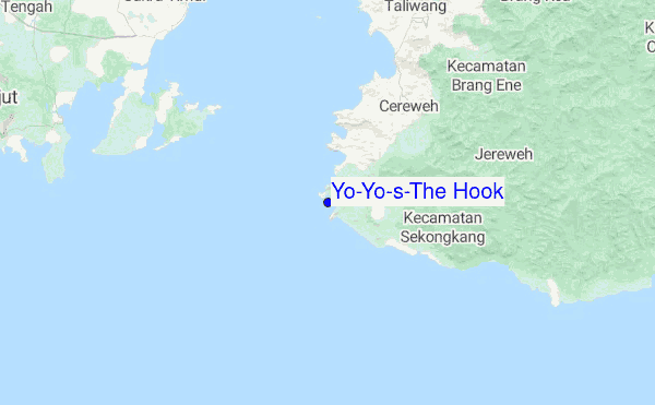 Yo-Yo's-The Hook Location Map