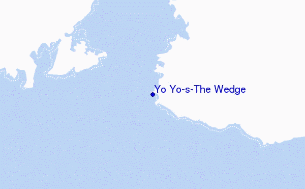 Yo Yo's-The Wedge Location Map